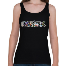 PRINTFASHION roblox - Női atléta - Fekete