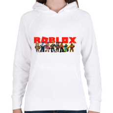 PRINTFASHION Roblox - Női kapucnis pulóver - Fehér
