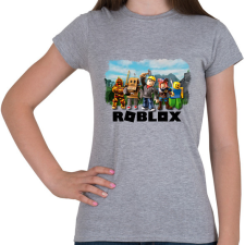 PRINTFASHION Roblox - Női póló - Sport szürke női póló
