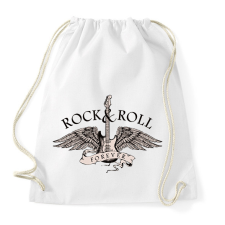 PRINTFASHION Rock and roll - Sportzsák, Tornazsák - Fehér tornazsák