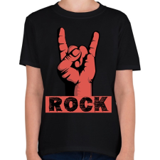 PRINTFASHION rock - Gyerek póló - Fekete gyerek póló