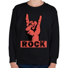 PRINTFASHION rock - Gyerek pulóver - Fekete gyerek pulóver, kardigán