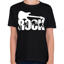 PRINTFASHION Rock Music - Gyerek póló - Fekete gyerek póló