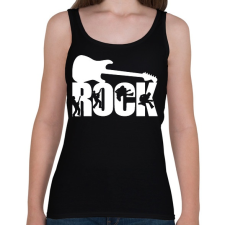 PRINTFASHION Rock Music - Női atléta - Fekete női felső