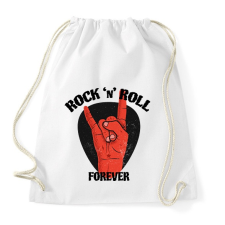 PRINTFASHION Rock 'n' Roll forever - Sportzsák, Tornazsák - Fehér tornazsák