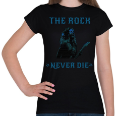 PRINTFASHION rock never die3 - Női póló - Fekete