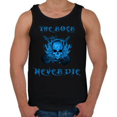 PRINTFASHION rock never die4 - Férfi atléta - Fekete