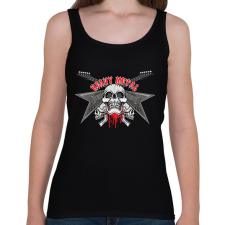 PRINTFASHION rock - Női atléta - Fekete női trikó