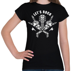 PRINTFASHION Rock - Női póló - Fekete