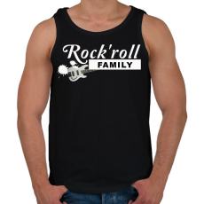 PRINTFASHION ROCK'ROLLE FAMILY - Férfi atléta - Fekete