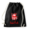 PRINTFASHION rock star red - Sportzsák, Tornazsák - Fekete