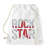 PRINTFASHION ROCK star - Sportzsák, Tornazsák - Fehér