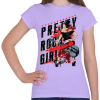 PRINTFASHION Rocker lány  - Női póló - Viola
