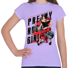 PRINTFASHION Rocker lány - Női póló - Viola női póló