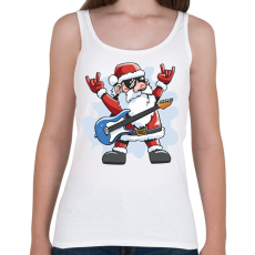 PRINTFASHION Rocker Télapó - Női atléta - Fehér