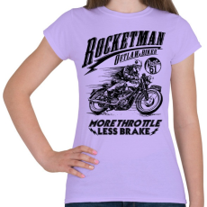 PRINTFASHION Rocketman - Női póló - Viola