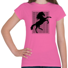 PRINTFASHION Rodeo - Női póló - Rózsaszín női póló