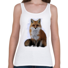PRINTFASHION róka - Női atléta - Fehér