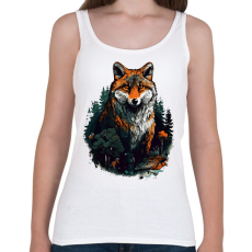 PRINTFASHION Róka  - Női atléta - Fehér