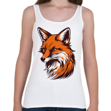 PRINTFASHION Róka - Női atléta - Fehér