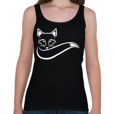 PRINTFASHION Róka  - Női atléta - Fekete