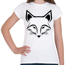 PRINTFASHION Róka  - Női póló - Fehér