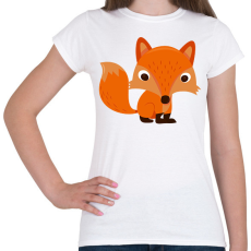 PRINTFASHION Róka - Női póló - Fehér