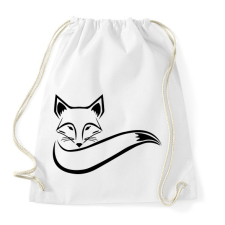 PRINTFASHION Róka  - Sportzsák, Tornazsák - Fehér tornazsák