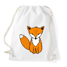 PRINTFASHION Róka  - Sportzsák, Tornazsák - Fehér tornazsák
