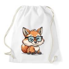 PRINTFASHION Róka  - Sportzsák, Tornazsák - Fehér tornazsák