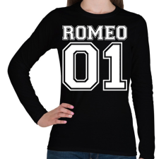 PRINTFASHION Romeo 01 - Női hosszú ujjú póló - Fekete női póló