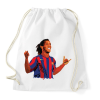 PRINTFASHION Ronaldinho - Sportzsák, Tornazsák - Fehér