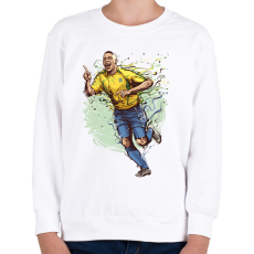 PRINTFASHION Ronaldo #9 - Gyerek pulóver - Fehér