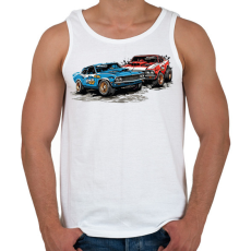 PRINTFASHION Roncsderbi - Férfi atléta - Fehér