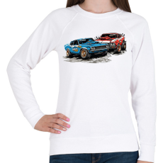 PRINTFASHION Roncsderbi - Női pulóver - Fehér