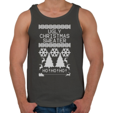 PRINTFASHION Ronda pulcsi - Férfi atléta - Sötétszürke