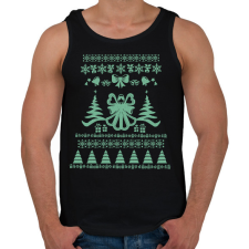 PRINTFASHION ronda pulcsis minta1 - Férfi atléta - Fekete atléta, trikó