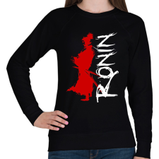 PRINTFASHION Ronin - Női pulóver - Fekete női pulóver, kardigán