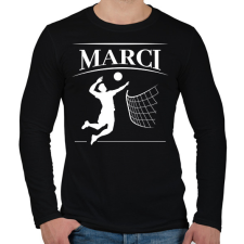 PRINTFASHION Röpis fiú - Névvel - Férfi hosszú ujjú póló - Fekete férfi póló