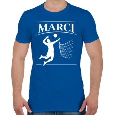 PRINTFASHION Röpis fiú - Névvel - Férfi póló - Királykék