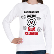 PRINTFASHION Röplabda edző - Női pulóver - Fehér