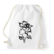 PRINTFASHION rose  - Sportzsák, Tornazsák - Fehér tornazsák