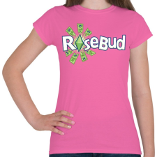 PRINTFASHION Rosebud - Női póló - Rózsaszín női póló