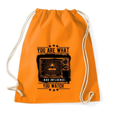 PRINTFASHION Rossz hatás - Sportzsák, Tornazsák - Narancssárga tornazsák