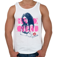 PRINTFASHION Rossz lány - Férfi atléta - Fehér atléta, trikó