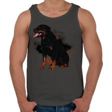 PRINTFASHION rotweiler - Férfi atléta - Sötétszürke atléta, trikó