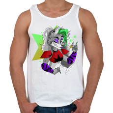 PRINTFASHION Roxanne fnaf - Férfi atléta - Fehér