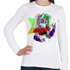 PRINTFASHION Roxanne fnaf - Női hosszú ujjú póló - Fehér női póló