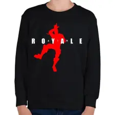 PRINTFASHION Royale Air - Gyerek pulóver - Fekete gyerek pulóver, kardigán