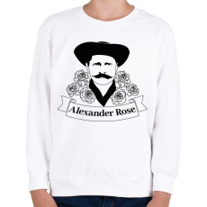 PRINTFASHION Rózsa Sándor - Angol - Gyerek pulóver - Fehér